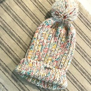 Empyre womens beanie with pompom